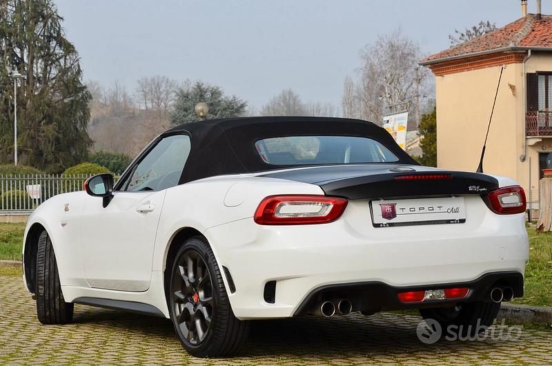 Usata Abarth 124 Spider 170 CV (125 kW) 2019 Bianco Cabrio
