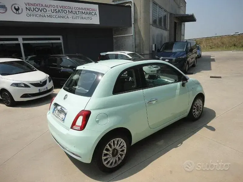 Usata Fiat 500 Lounge 69 CV (50 kW) 2017 Verde Utilitaria