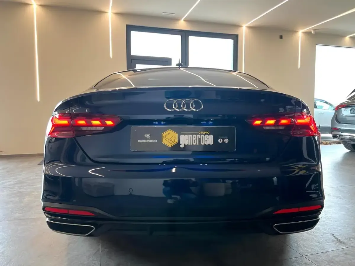 Usata Audi A5 S-Line 203 CV (149 kW) 2023 Blu Coupé