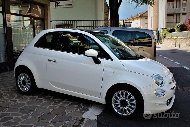 Usata Fiat 500 Lounge 69 CV (50 kW) 2018 Bianco Berlina