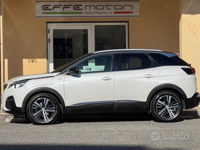 Usata Peugeot 3008 GT-line 131 CV (96 kW) 2018 Bianco SUV