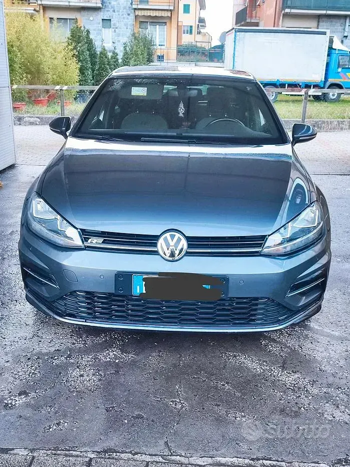 Usata VW Golf VII R-line 150 CV (110 kW) 2018 Grigio Berlina