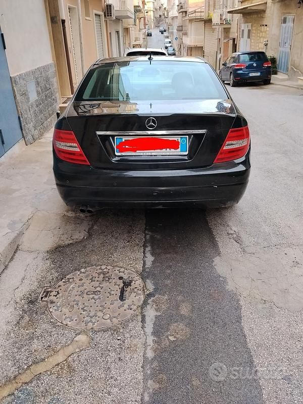 Usata Mercedes C200 2012 Nero Berlina