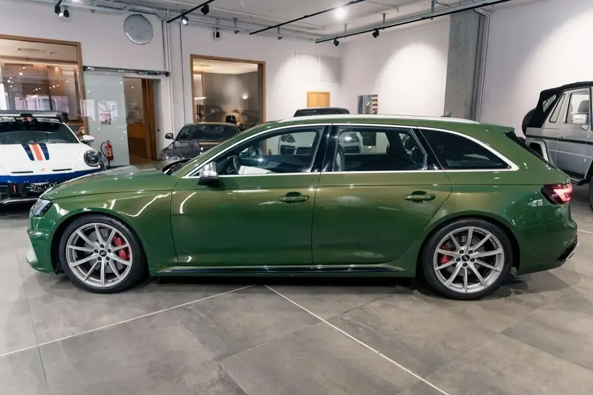 Usata Audi RS4 Ambiente 450 CV (330 kW) 2019 Verde Station wagon