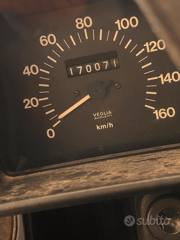 Usata Fiat Panda 34 CV (25 kW) 1989 Rosso Utilitaria