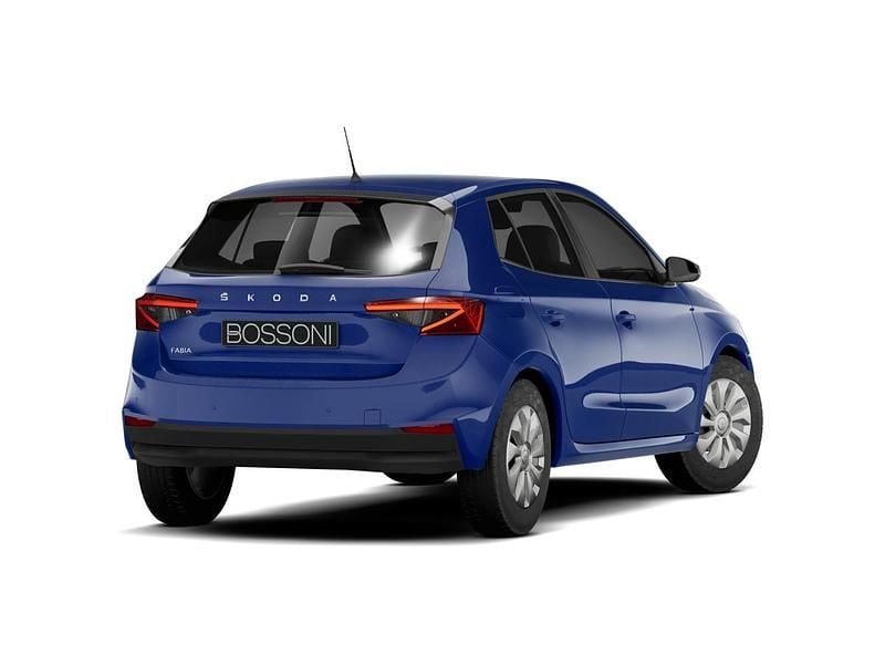 Nuova Skoda Fabia 2026 Blu Utilitaria