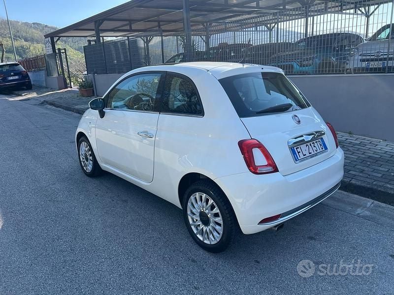 Usata Fiat 500 Lounge 69 CV (50 kW) 2017 Bianco Cabrio