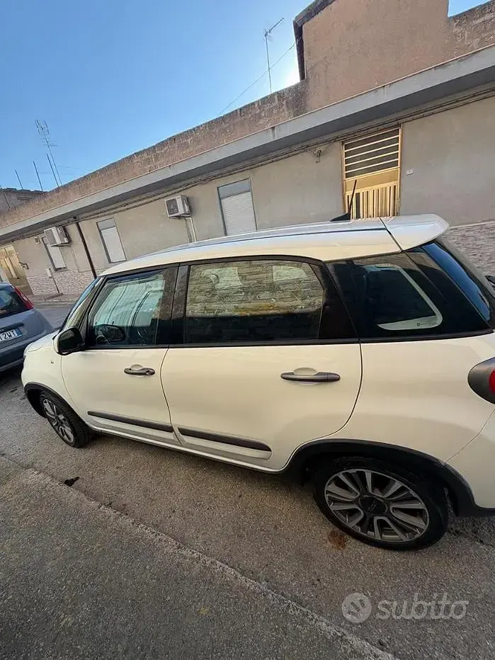Usata Fiat 500L Cross 95 CV (69 kW) 2018 Bianco Monovolume