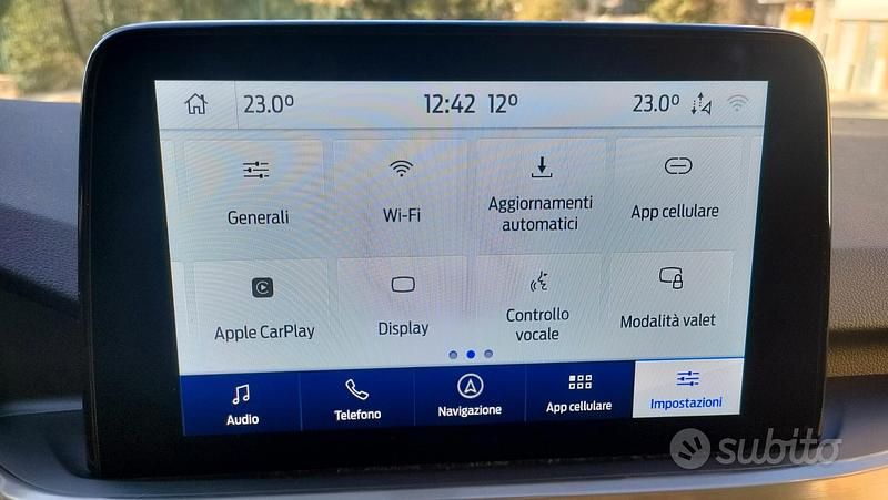 Usata Ford Kuga Titanium 120 CV (88 kW) 2020 Arancione SUV