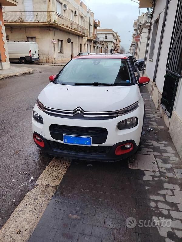 Usata Citroën C3 75 CV (55 kW) 2016 Bianco Berlina