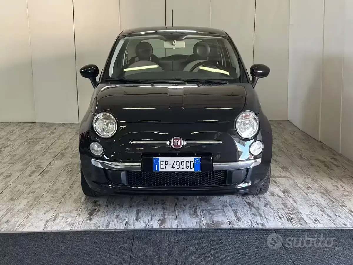 Usata Fiat 500 Lounge 69 CV (50 kW) 2012 Nero Berlina