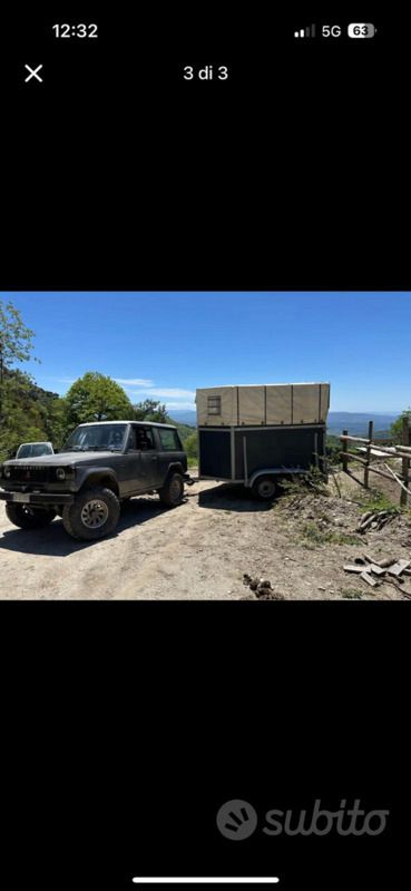 Usata Mitsubishi Pajero 84 CV (61 kW) 1990 Grigio SUV