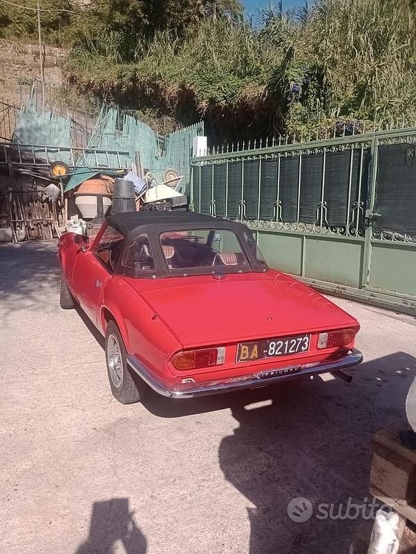 Usata Triumph Spitfire 1970 Rosso Cabrio