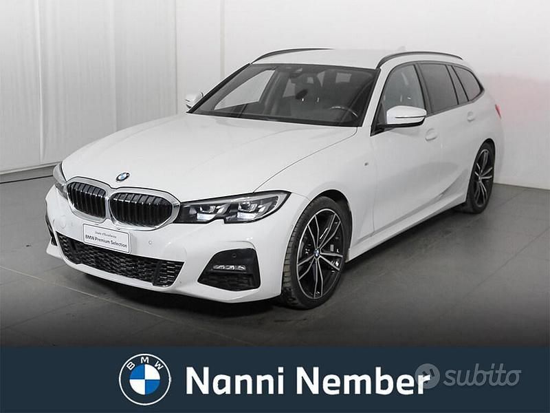 Usata BMW 320e M Sport 190 CV (139 kW) 2020 Bianco Station wagon