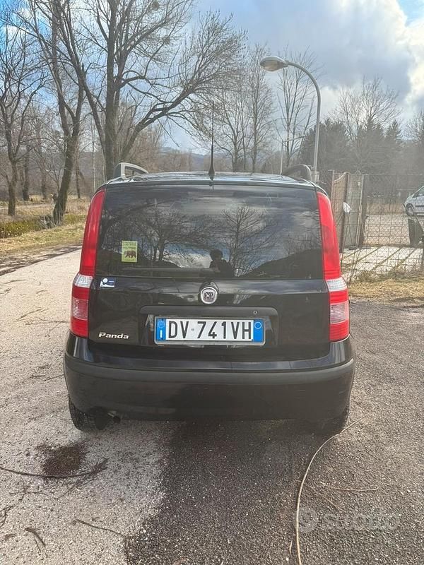 Usata Fiat Panda 2009 Nero Utilitaria