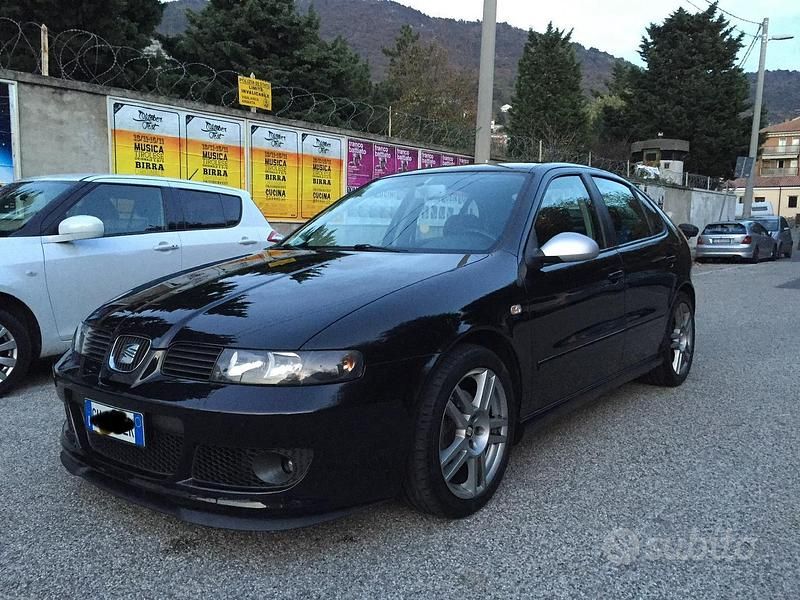 Usata Seat Leon FR 150 CV (110 kW) 2005 Nero Coupé