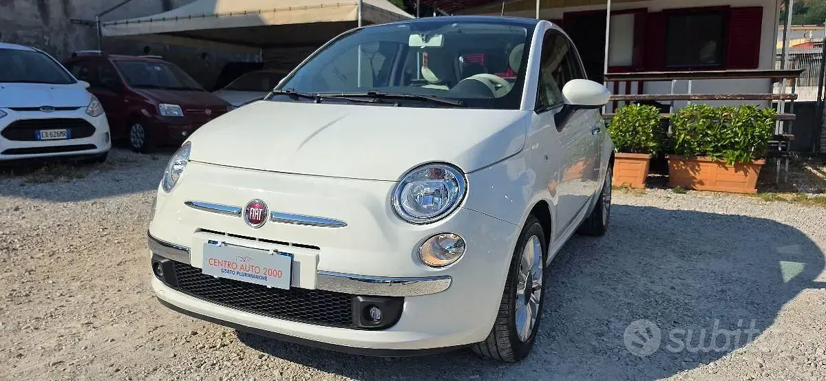 Usata Fiat 500 Lounge 68 CV (50 kW) 2015 Bianco Berlina