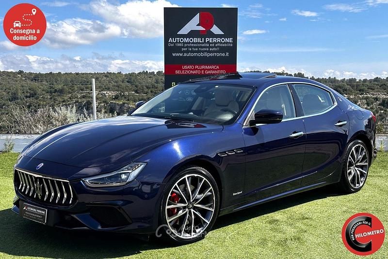 Usata Maserati Ghibli 250 CV (183 kW) 2020 Blu Coupé