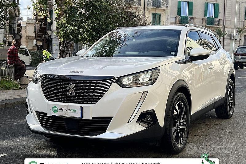 Bianco Usata 2020 Peugeot 2008 Allure SUV | 17.000 € (Buon prezzo) - Immagine 1/4