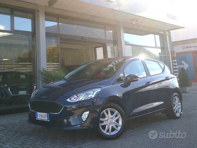 Usata Ford Fiesta 86 CV (63 kW) 2019 Blu Utilitaria