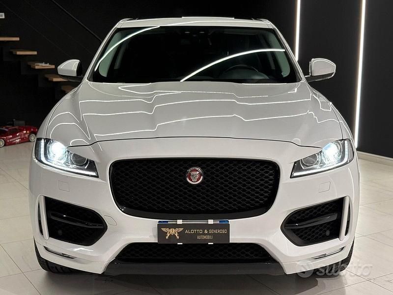Usata Jaguar F-Pace R-Sport 300 CV (220 kW) 2016 Bianco SUV