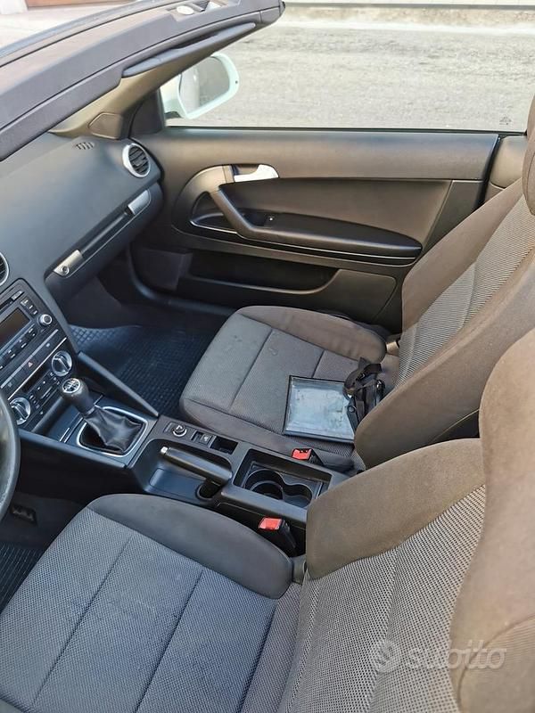 Usata Audi A3 Cabriolet 2010 Bianco Cabrio