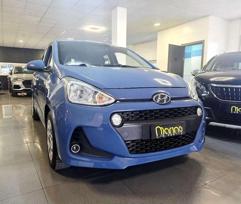Usata Hyundai i10 Style 67 CV (49 kW) 2017 Blu Utilitaria