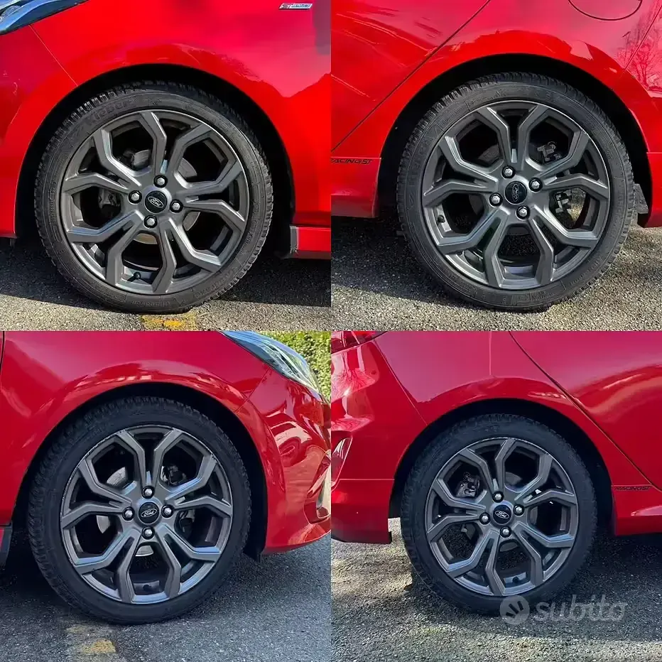 Usata Ford Fiesta ST-Line 100 CV (73 kW) 2019 Rosso Utilitaria