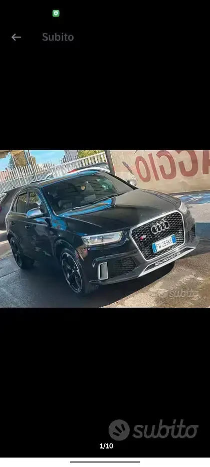 Usata Audi RS Q3 340 CV (250 kW) 2015 Nero SUV