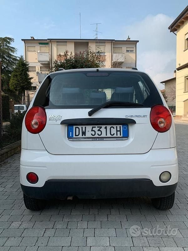 Usata Chevrolet Matiz 2009 Bianco Utilitaria