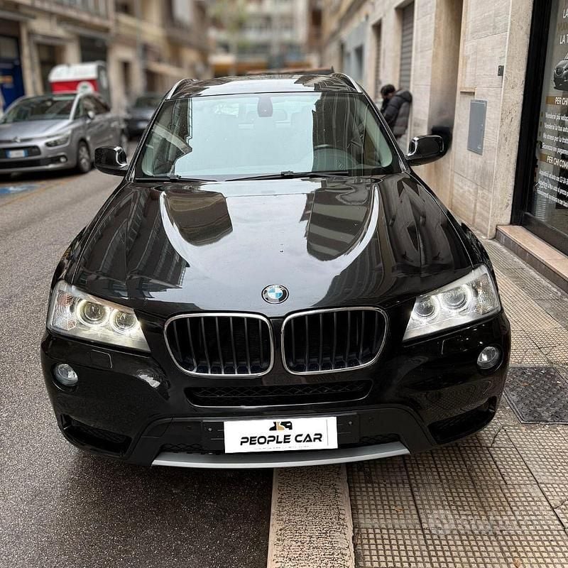 Usata BMW X3 Efficient Dynamics 184 CV (135 kW) 2012 Nero SUV