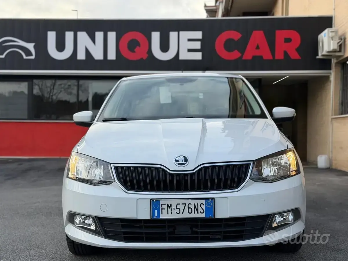 Usata Skoda Fabia Ambition 75 CV (55 kW) 2017 Bianco Berlina
