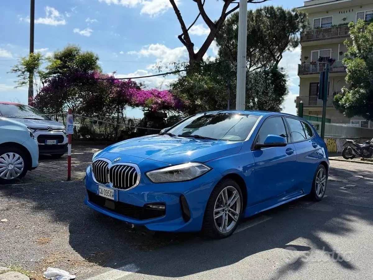 Usata BMW 118 M Sport 150 CV (110 kW) 2021 Blu Utilitaria