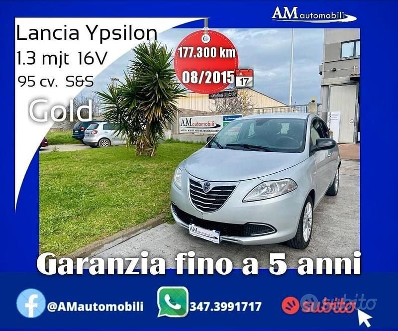 Grigio Usata 2015 Lancia Ypsilon Gold Due volumi | 6900 € (Buon prezzo) - Immagine 1/4
