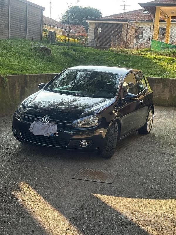 Usata VW Golf VI 110 CV (80 kW) 2009 Nero Utilitaria