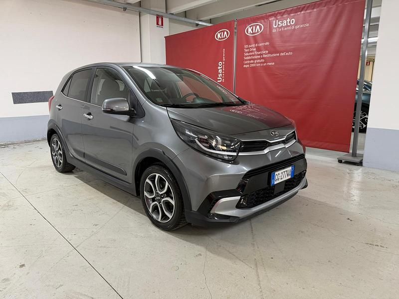 Usata Kia Picanto X-Line 65 CV (47 kW) 2021 Grigio Utilitaria