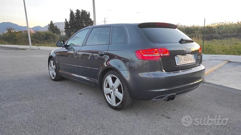 Usata Audi A3 S-Line 170 CV (125 kW) 2009 Grigio Berlina
