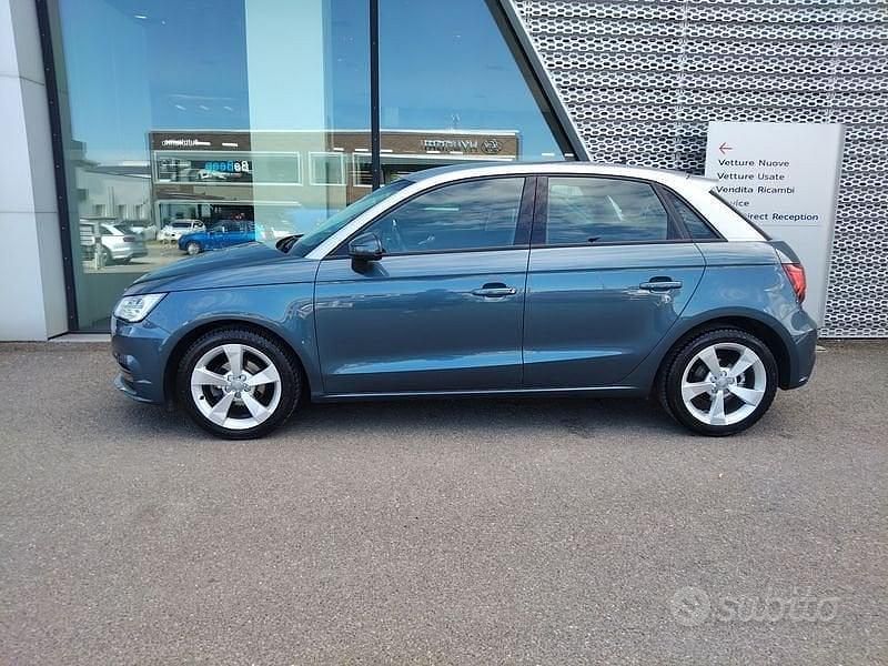 Usata Audi A1 Sportback Sport 82 CV (60 kW) 2016 Blu/azzurro Utilitaria