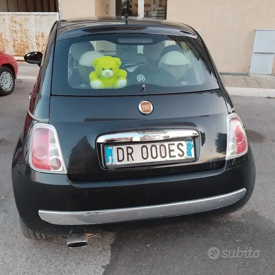 Usata Fiat 500 2008 Nero Berlina