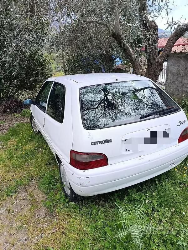 Usata Citroën Saxo 1998 Bianco Utilitaria
