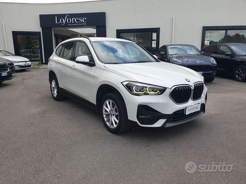 Usata BMW X1 Advantage 150 CV (110 kW) 2020 Bianco pastello SUV