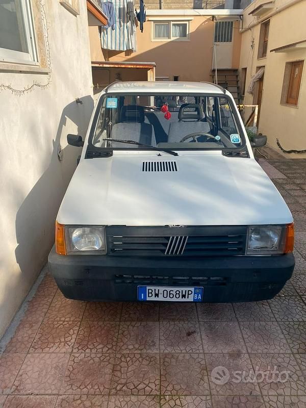Usata Fiat Panda 2001 Bianco Utilitaria
