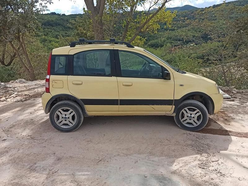 Usata Fiat Panda 4x4 69 CV (50 kW) 2007 Giallo Utilitaria