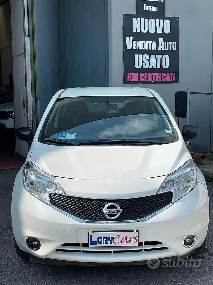 Usata Nissan Note Visia 80 CV (58 kW) 2015 Bianco Utilitaria