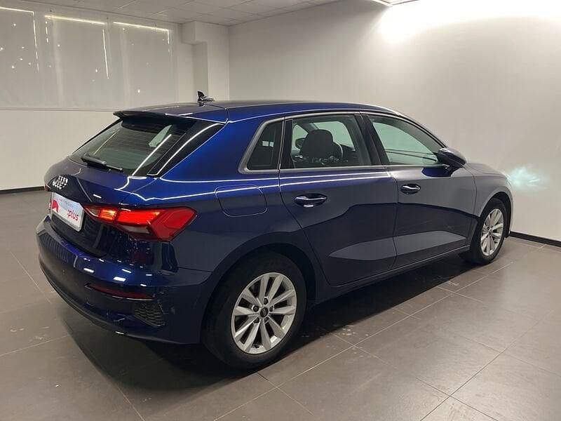 Usata Audi A3 Sportback 150 CV (110 kW) 2023 Blu Utilitaria