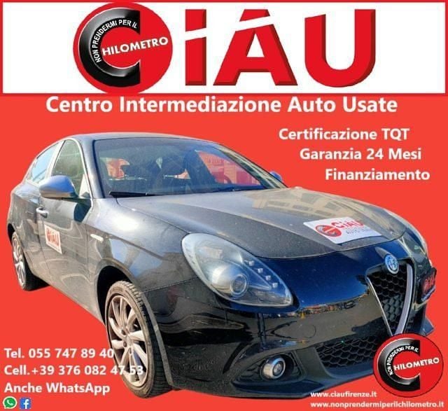 Nero Usata 2019 Alfa Romeo Giulietta Super Due volumi | 13.250 € (Super prezzo) - Immagine 1/4