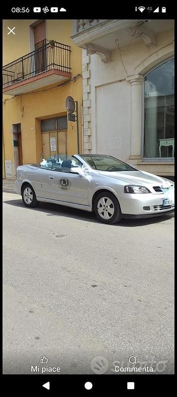 Usata Opel Astra Cabriolet 2002 Grigio Cabrio