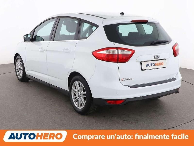 Usata Ford C-MAX Titanium 116 CV (85 kW) 2015 Bianco Monovolume