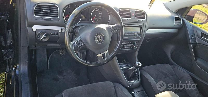 Usata VW Golf VI 140 CV (102 kW) 2009 Nero Utilitaria