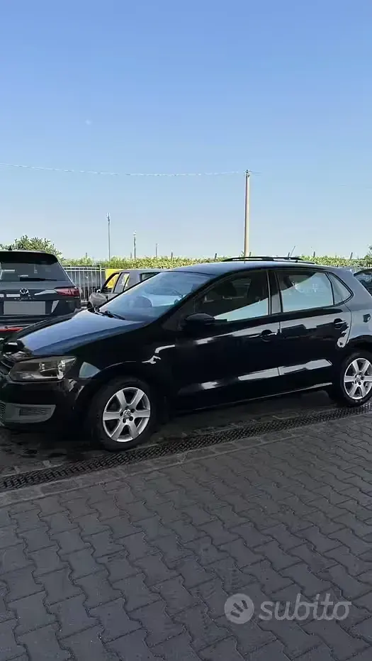Usata VW Polo 75 CV (55 kW) 2010 Nero Utilitaria